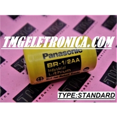 BR-1/2AA - BATERIA BR1/2AA, 3VOLTS Batteries Lithium Poly-Carbon Monoflouride 3V 1000mAh - Genuine Panasonic Parts non-rechargeable - BR-1/2AA, 3VOLTS Batteries Lithium /Genuine Panasonic